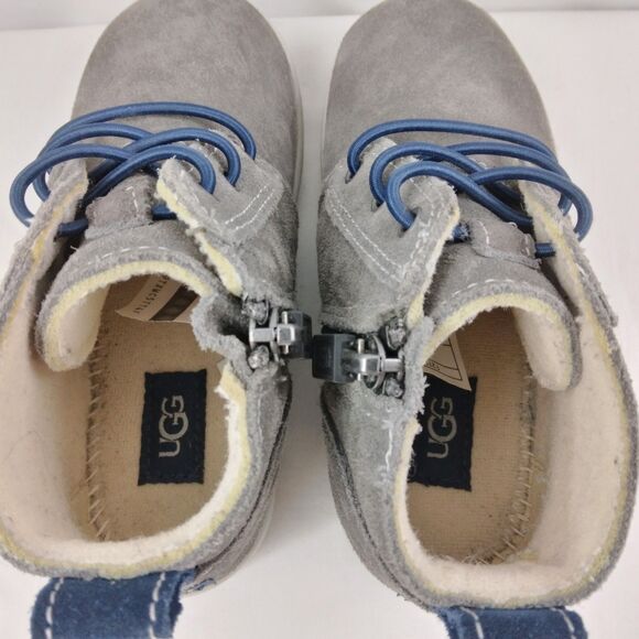 UGG Kristjan Chukka Toddler Boots Suede Zip Up Gray Zipper Shoes Size 9 - Picture 7 of 13